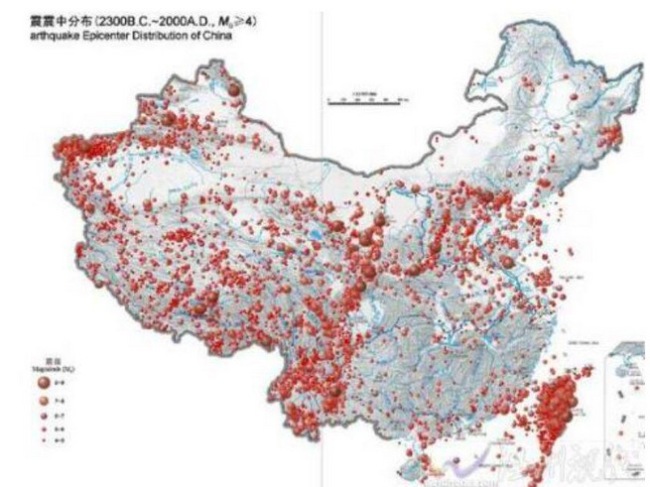 中国地震带分布图及名称 专家回应地震前后乌鸦聚集“没有必然联系”